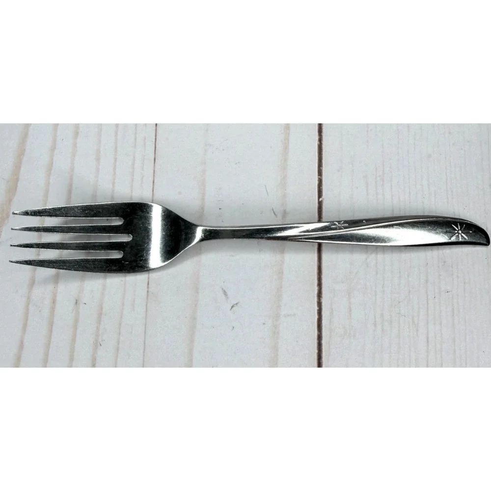 Oneida Community Stainless Twin Star Patter 1 Salad Fork